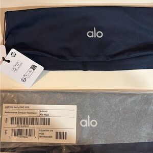 ALO Yoga Navy Performance Headband